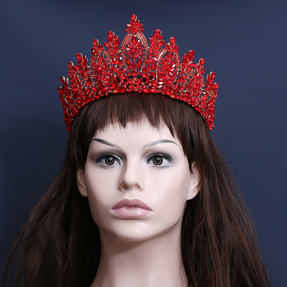 Women'S Hair Accessories Wedding - تاج زفاف على الطراز الباروكي الأوروبي