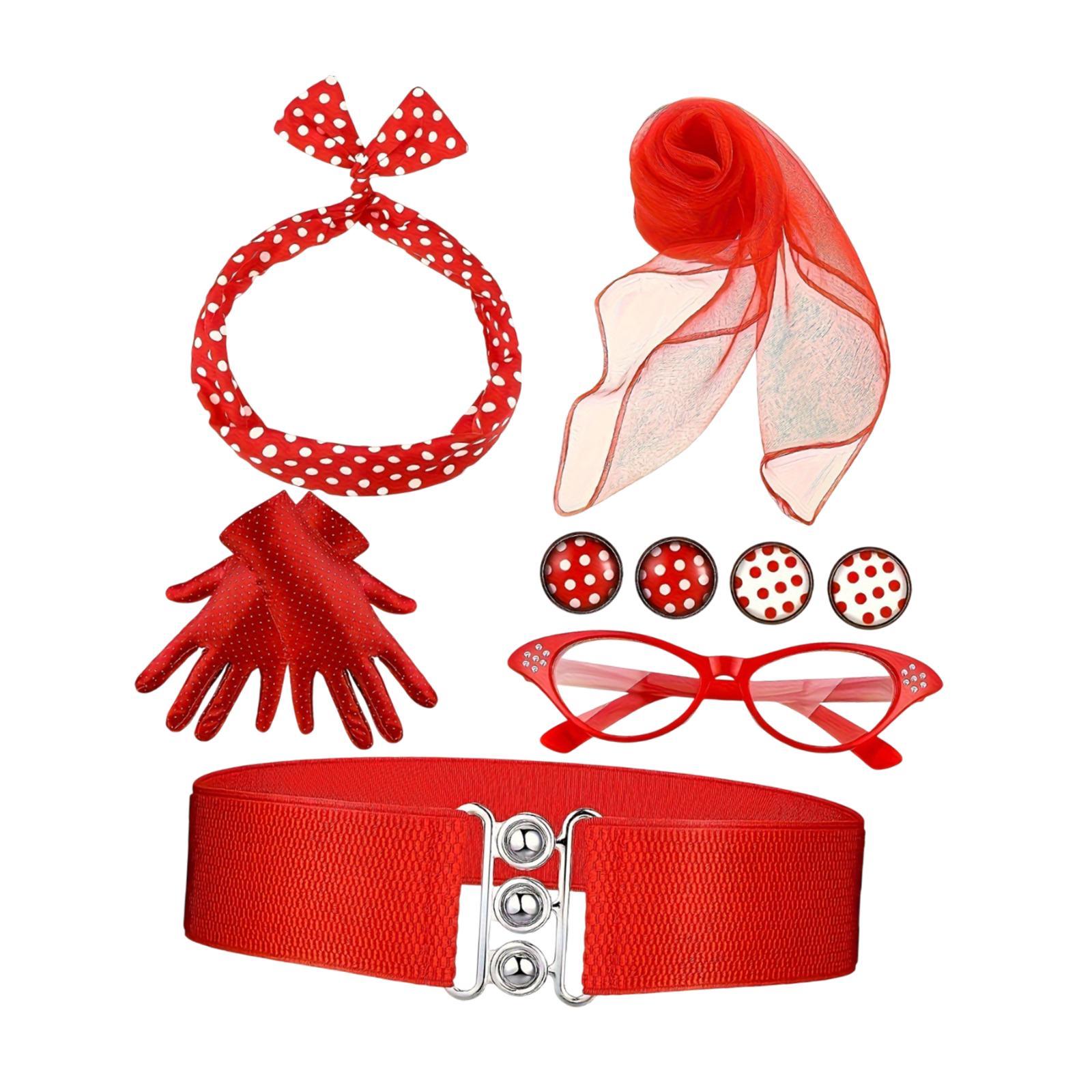 Women'S Accessories In The 1950S - أقراط وقفازات أزياء نسائية من طراز