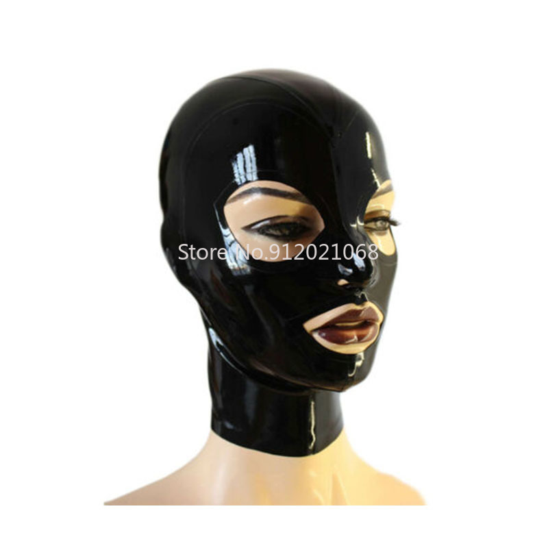 Women'S Accessories Canada - اللاتكس هود عودة زيبر المطاط قناع