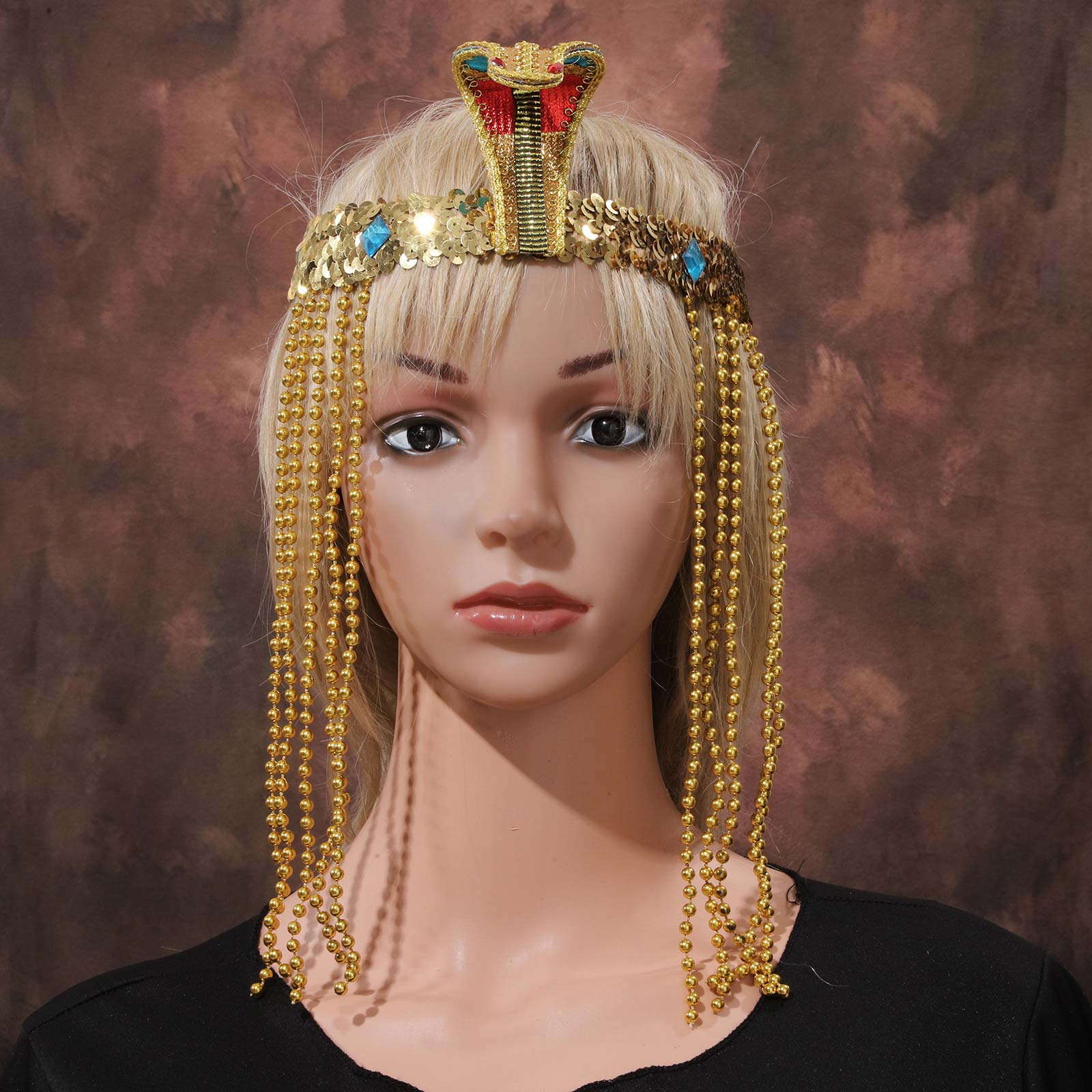 ريترو مصر القديمة الملكة غطاء  - مراجعة Women'S Egyptian Accessories وسعره