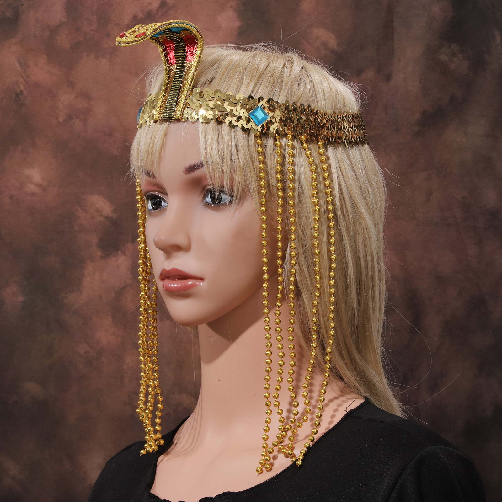 ريترو مصر القديمة الملكة غطاء  - مراجعة Women'S Egyptian Accessories وسعره