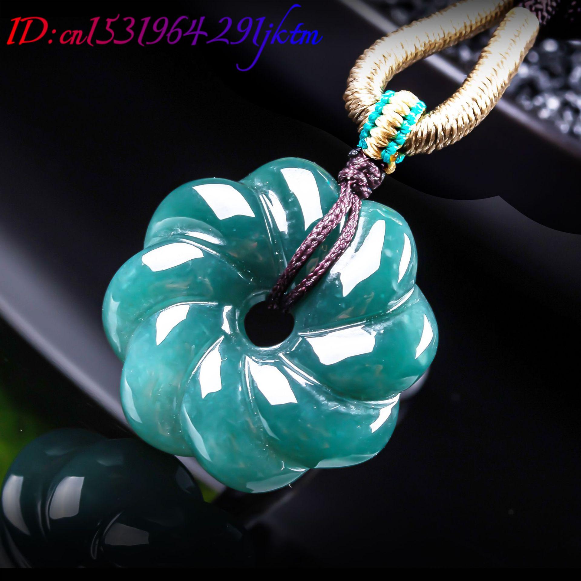 قلادة زهرة من اليشم البورمي ال - مراجعة Women Accessories Trending وسعره