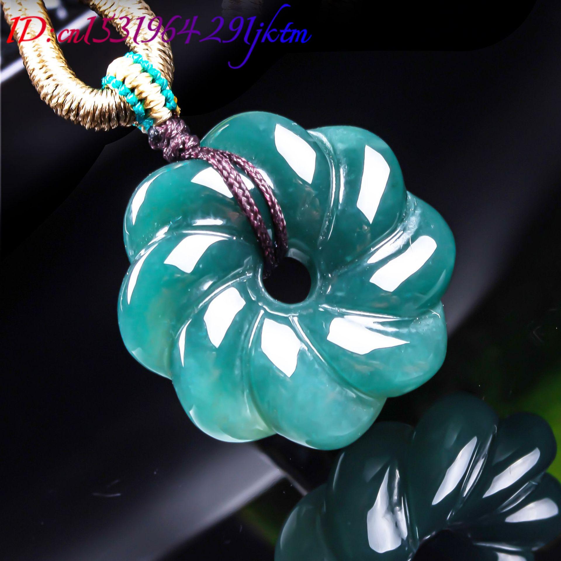 قلادة زهرة من اليشم البورمي ال - مراجعة Women Accessories Trending وسعره