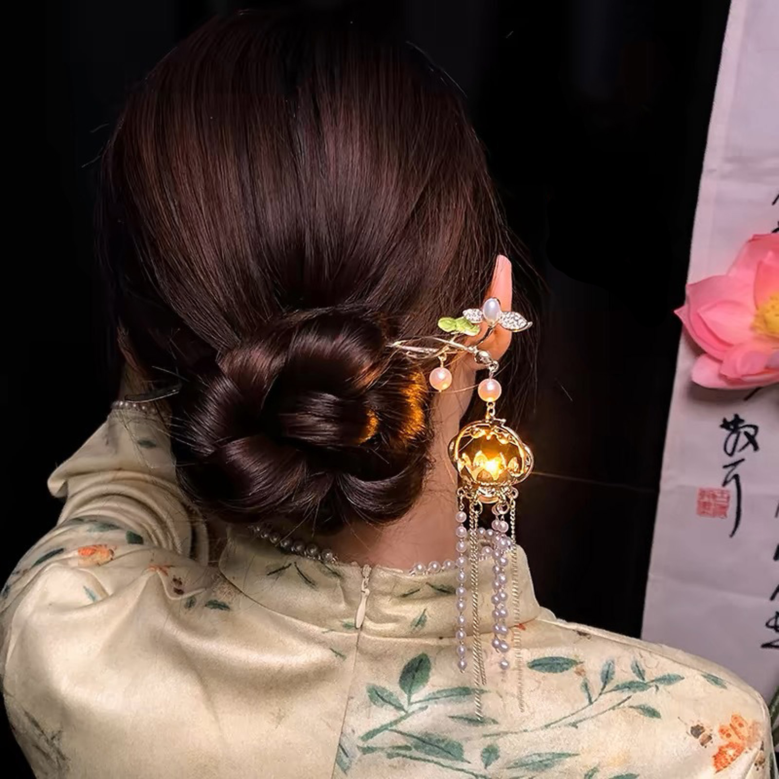دبوس شعر معدني أنيق وعصري بتصم - مراجعة Women Accessories Trending وسعره