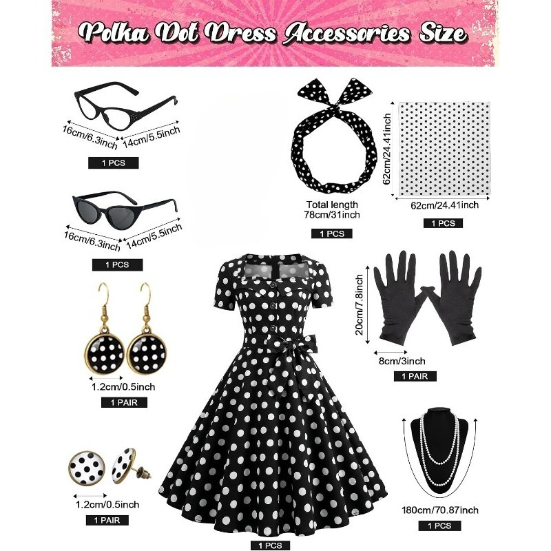 فساتين أنيقة من خمسينيات القرن - مراجعة Women'S Accessories In The 1950S وسعره