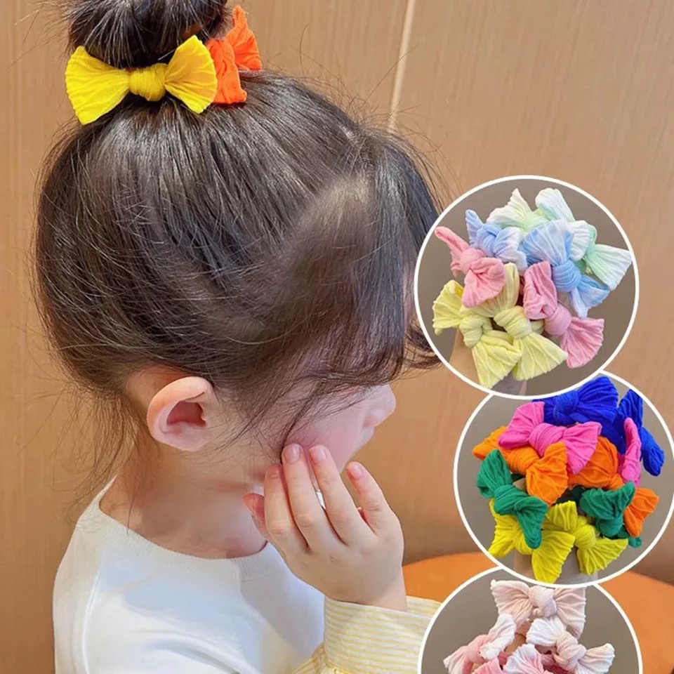 5 قطعة/المجموعة لطيف Bowknot ا - مراجعة Scrunchie Satin Set وسعره