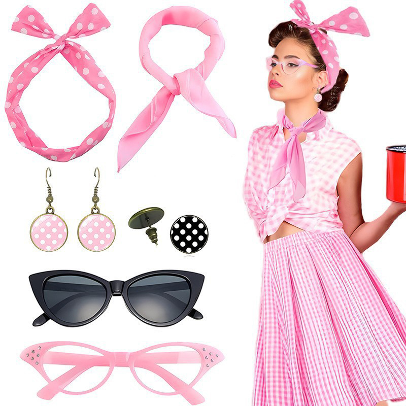 مجموعة إكسسوارات أزياء تنكرية  - مراجعة Women'S Accessories In The 1950S وسعره