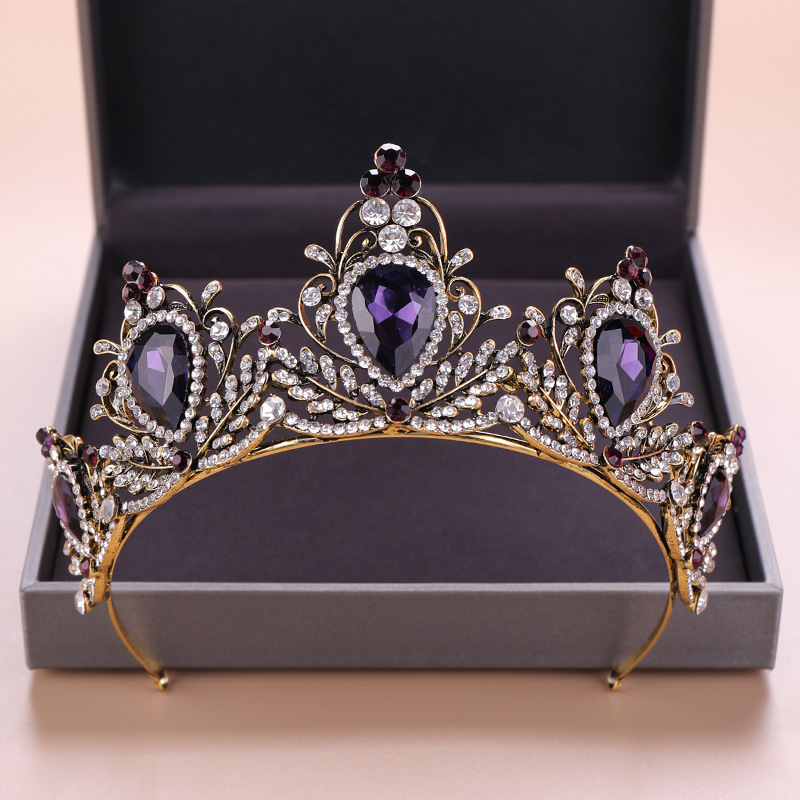 تاج أنيق للرأس بتصميم باروكي ع - مراجعة Women'S Hair Accessories Wedding وسعره