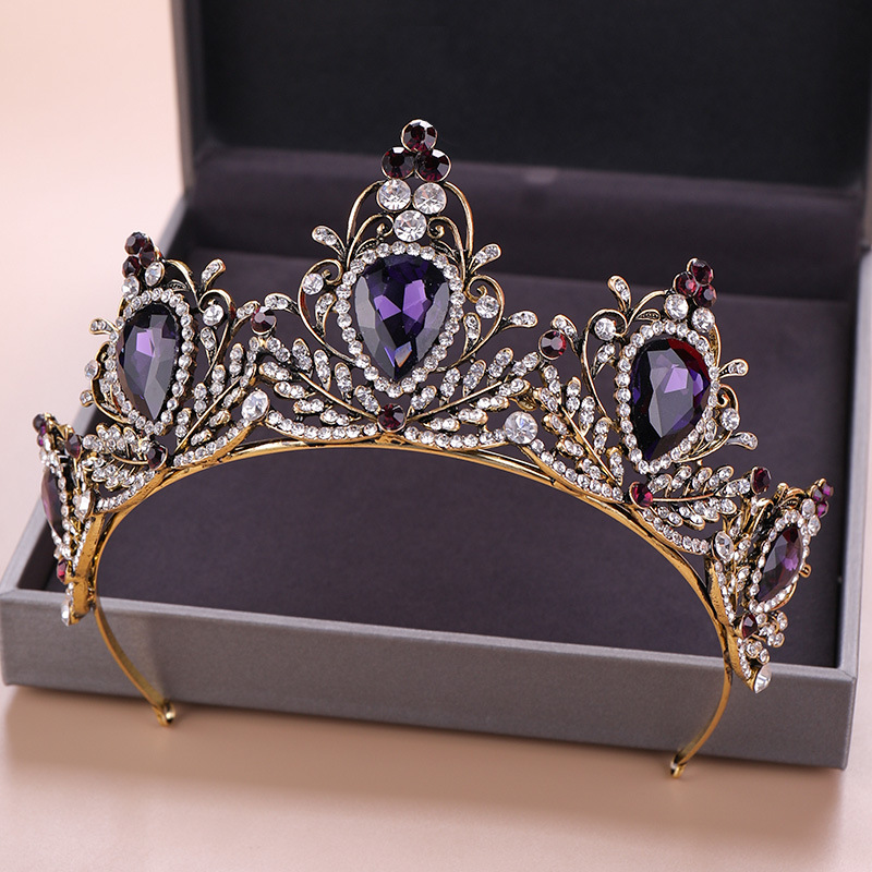تاج أنيق للرأس بتصميم باروكي ع - مراجعة Women'S Hair Accessories Wedding وسعره