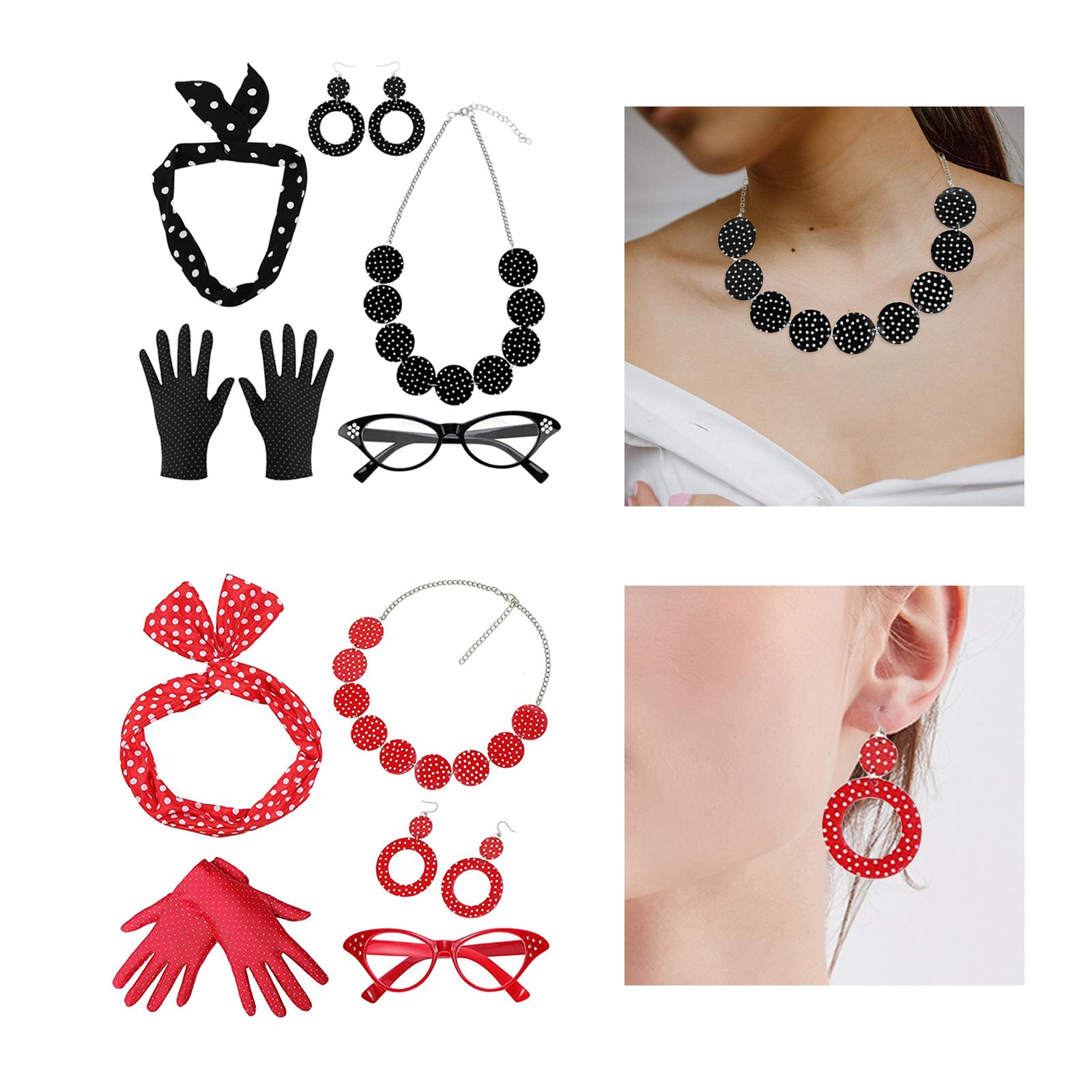 5 حزمة 1950S المرأة زي مجموعة  - مراجعة Women'S Accessories In The 1950S وسعره