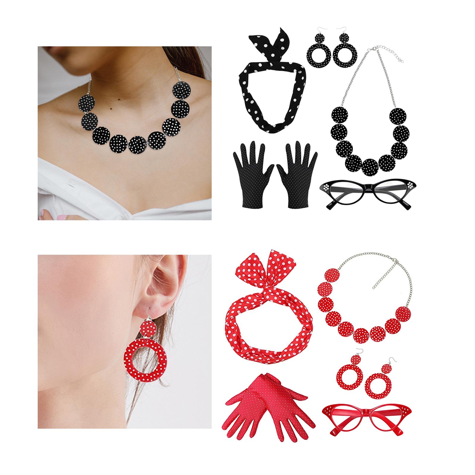 5 حزمة 1950S المرأة زي مجموعة  - مراجعة Women'S Accessories In The 1950S وسعره