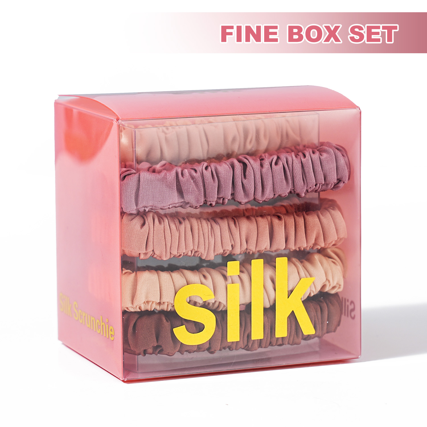 8 قطعة/المجموعة 100% التوت الن - مراجعة Scrunchie Satin Set وسعره