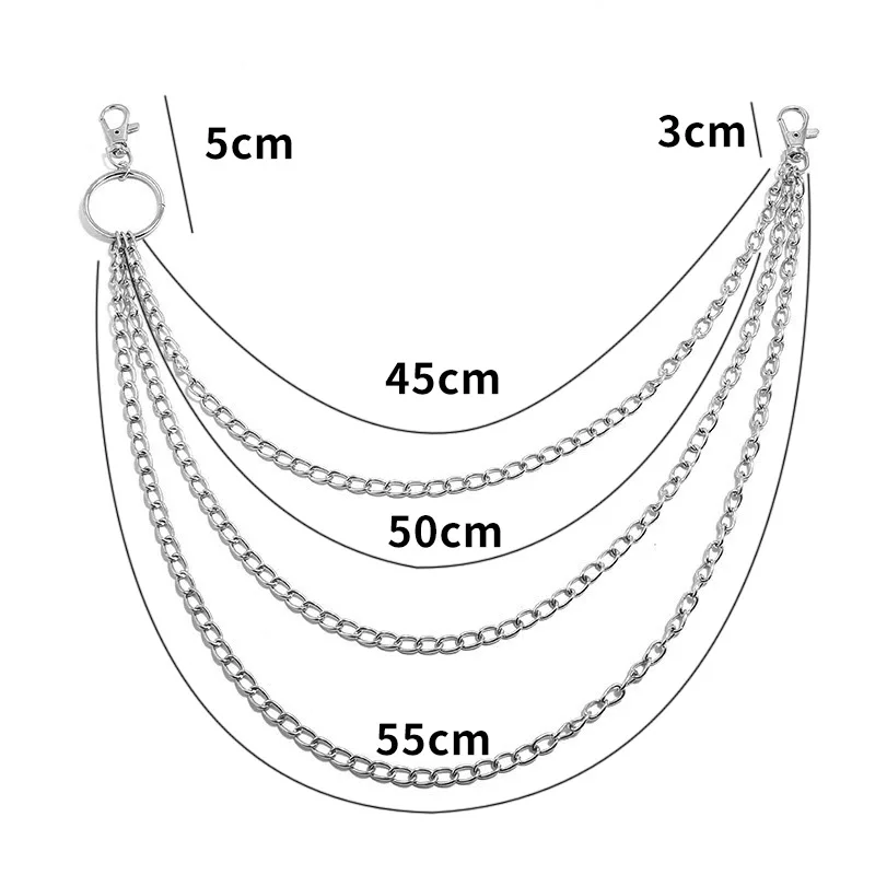 سلسلة حزام معدنية متعددة الطبق - مراجعة Women Electronic Accessories وسعره