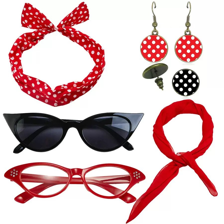 1950s ريترو حفلة تأثيري فستان  - مراجعة Women'S Accessories In The 1950S وسعره