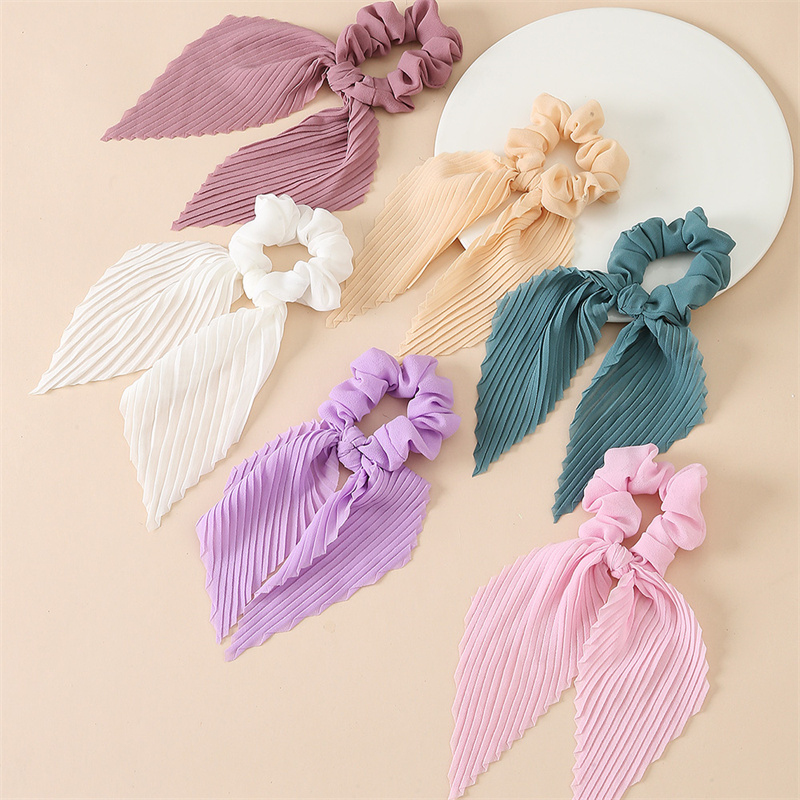 6 قطع/مجموعة من ربطات الشعر ال - مراجعة Scrunchie Satin Set وسعره