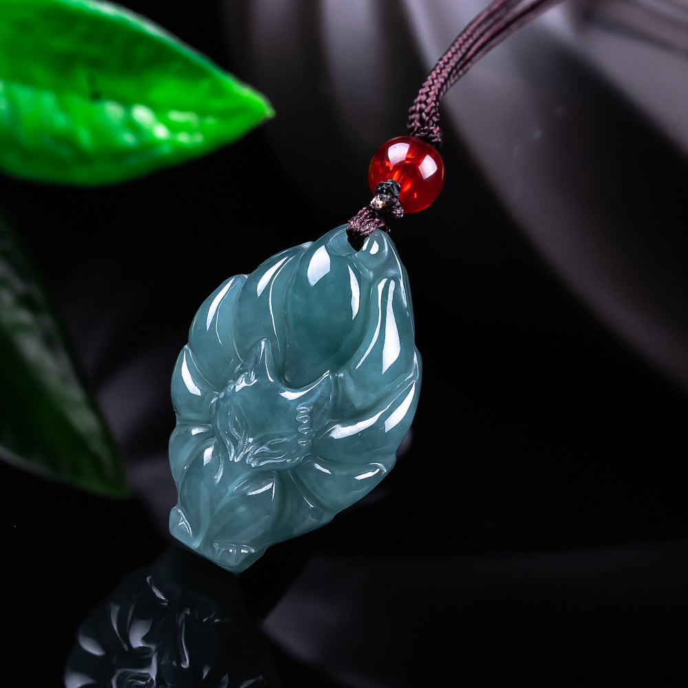 قلادة ثعلب من اليشم البورمي ال - مراجعة Women Accessories Trending وسعره