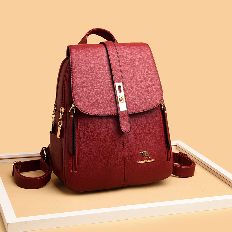 حقائب ظهر جلدية فاخرة للفتيات  - مراجعة Women Electronic Accessories وسعره