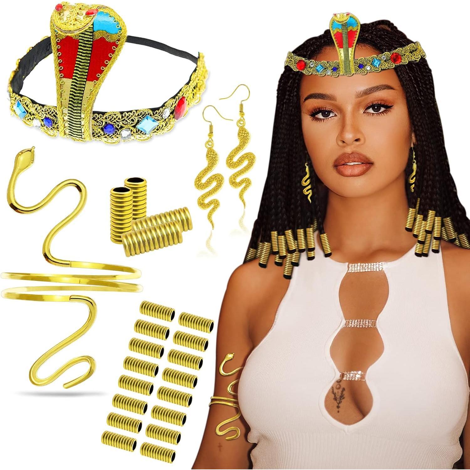 إكسسوارات أزياء كليوباترا المص - مراجعة Women'S Egyptian Accessories وسعره