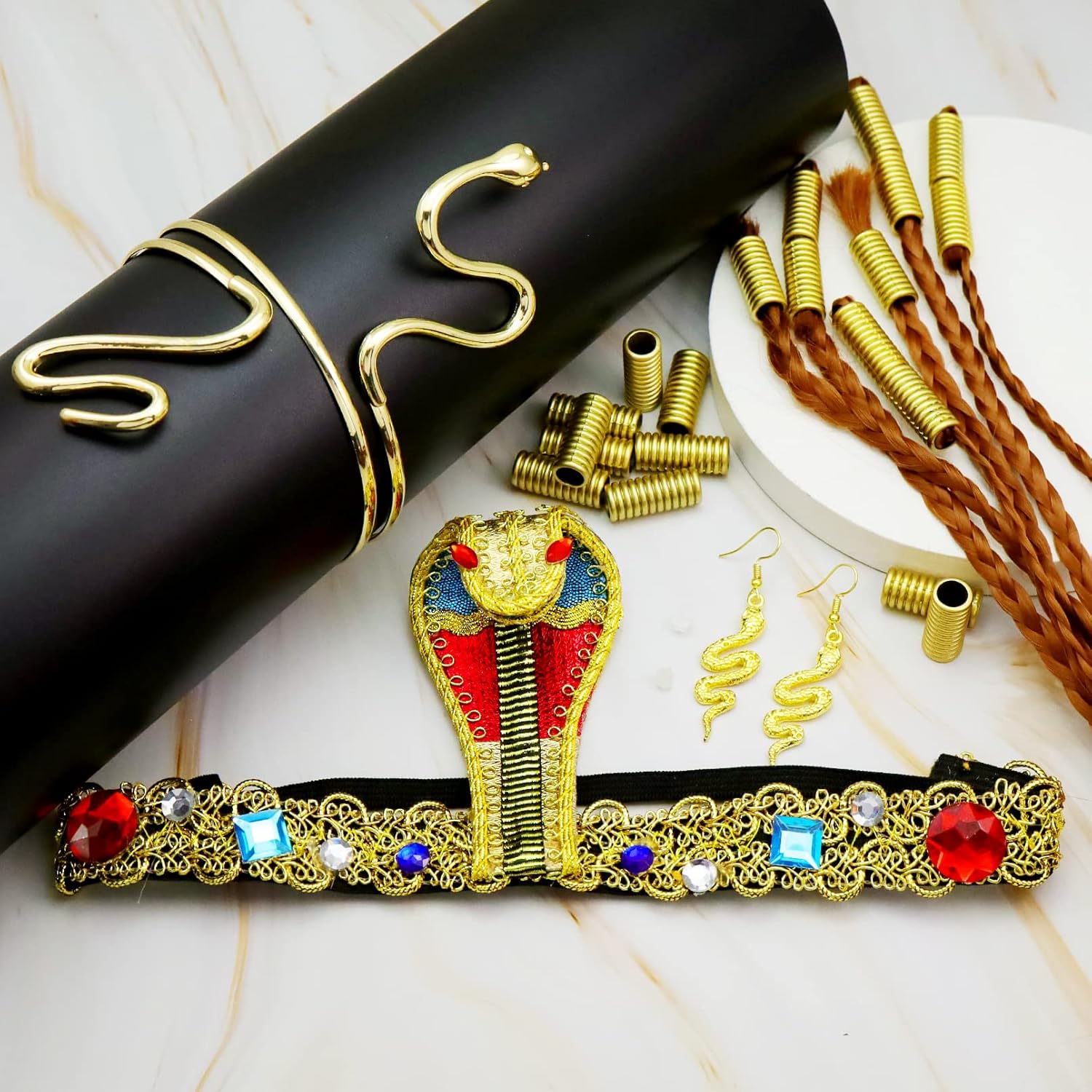 إكسسوارات أزياء كليوباترا المص - مراجعة Women'S Egyptian Accessories وسعره