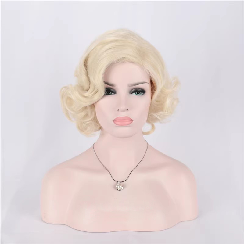 شعر مستعار صناعي قصير مجعد أشق - مراجعة Women'S Accessories In The 1950S وسعره