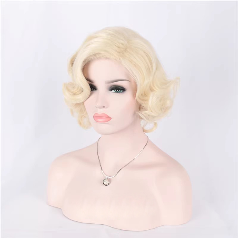 شعر مستعار صناعي قصير مجعد أشق - مراجعة Women'S Accessories In The 1950S وسعره