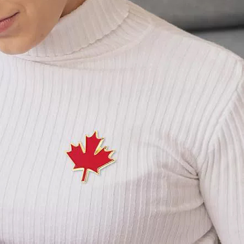 بالمينا الأحمر القيقب دبابيس ك - مراجعة Women'S Accessories Canada وسعره