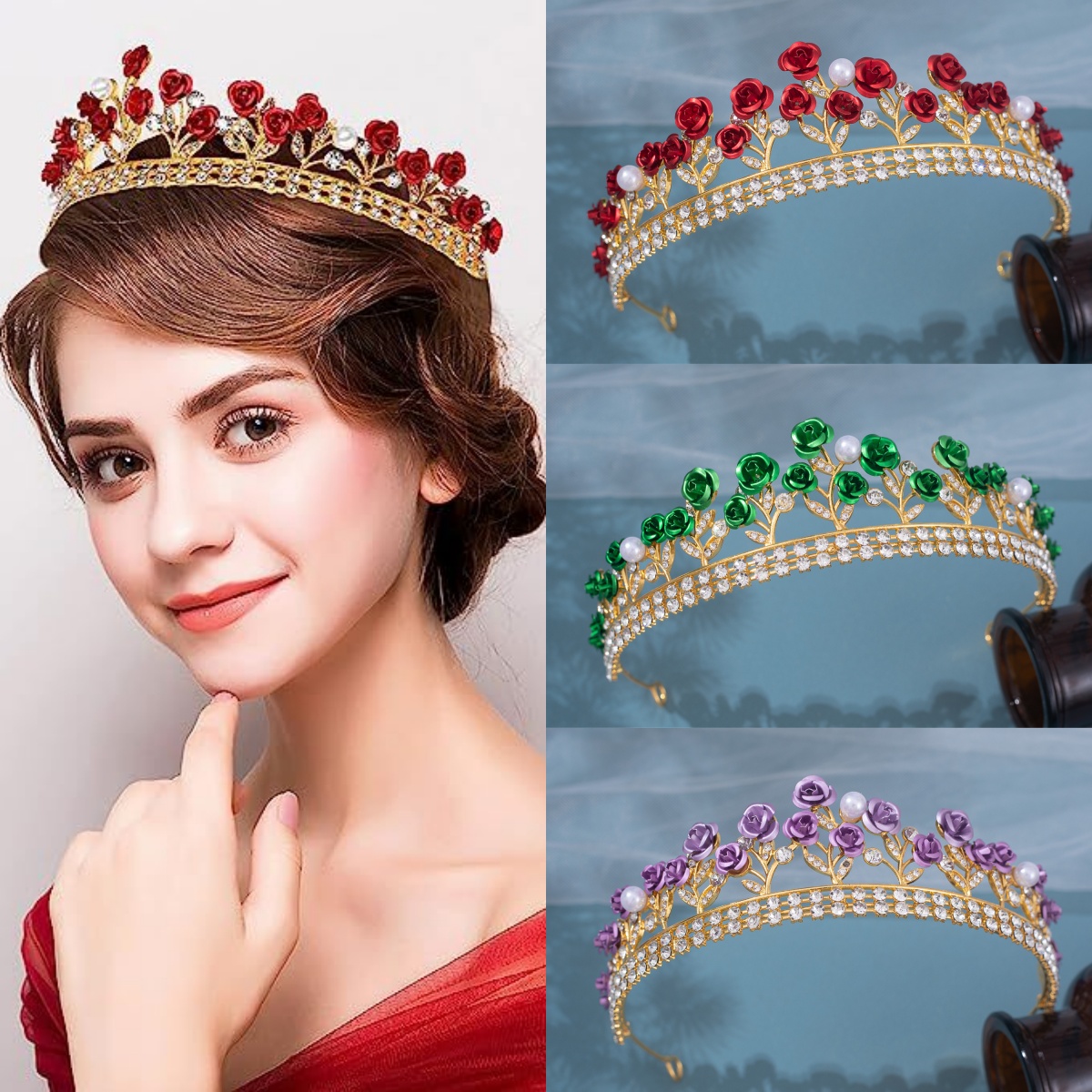 تاج زفاف من السيراميك على الطر - مراجعة Women'S Hair Accessories Wedding وسعره