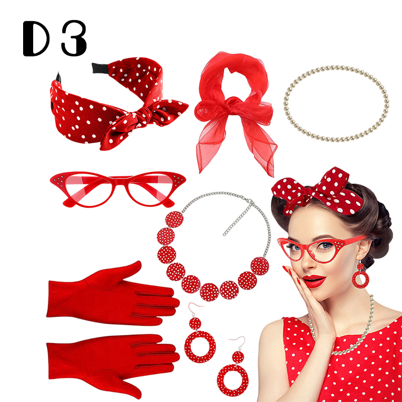 إكسسوارات أزياء نسائية مستوحاة - مراجعة Women'S Accessories In The 1950S وسعره