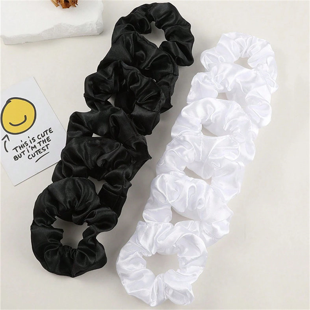 12 قطعة/المجموعة الساتان Scrun - مراجعة Scrunchie Satin Set وسعره