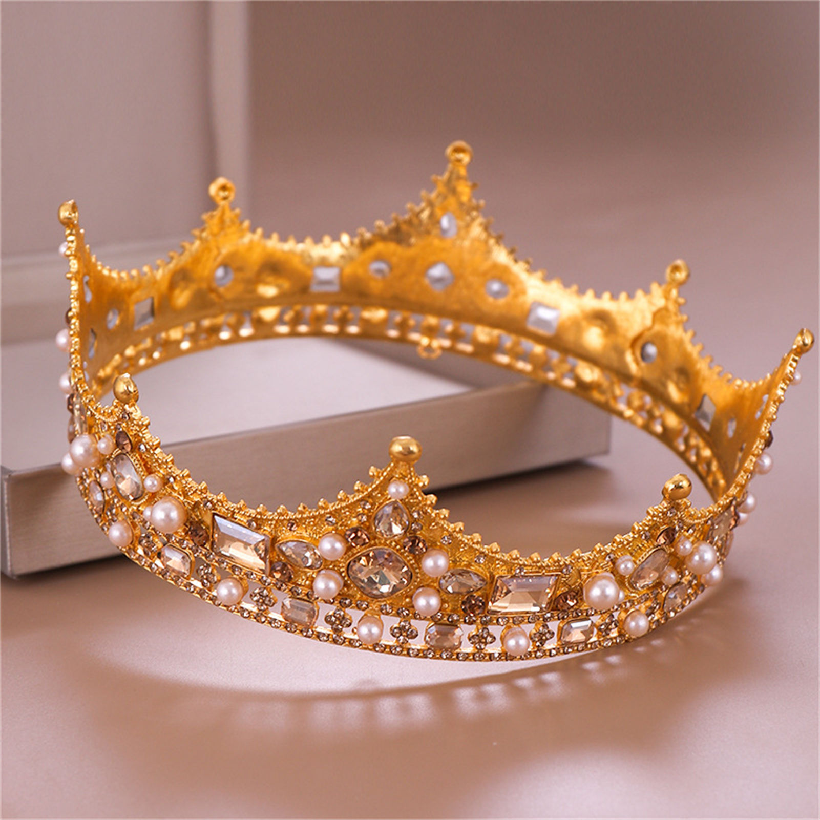 تاج زفاف مرصع بالأحجار الكريمة - مراجعة Women'S Hair Accessories Wedding وسعره