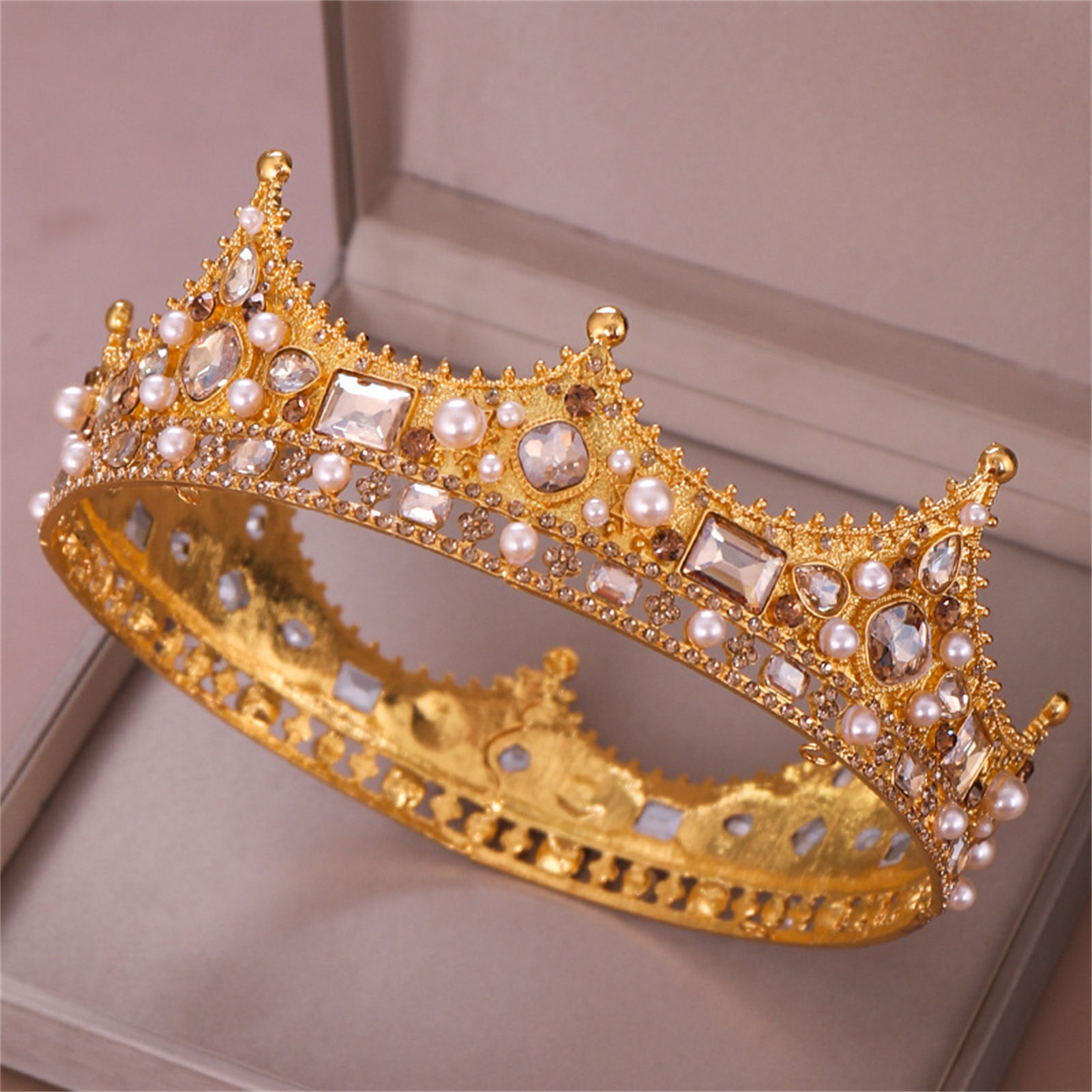 تاج زفاف مرصع بالأحجار الكريمة - مراجعة Women'S Hair Accessories Wedding وسعره