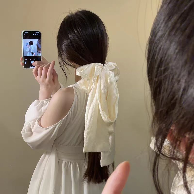 مجموعة ربطات شعر على شكل فيونك - مراجعة Scrunchie Satin Set وسعره