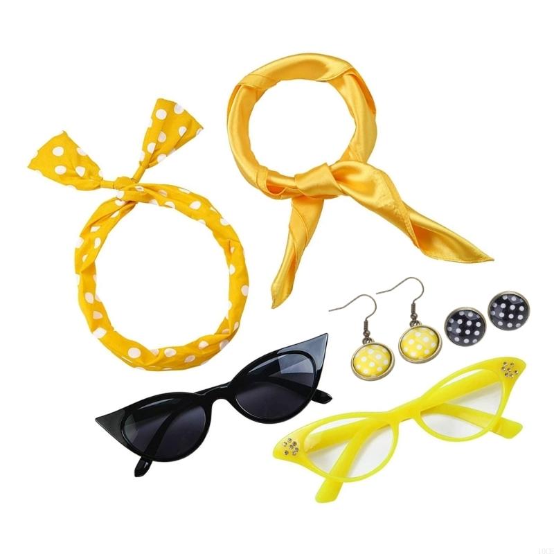8 قطع 50s زي الاكسسوارات مجموع - مراجعة Women'S Accessories In The 1950S وسعره